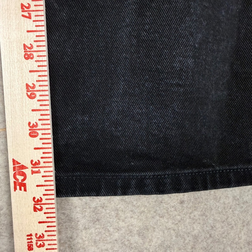 VTG Harley Davidson Jeans 29x31.5 Biker Denim Black Straight Leg Moto Gorpcore - Picture 8 of 12